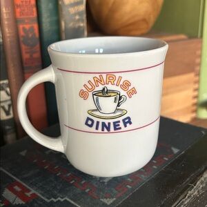 ONEIDA CRAFT Sunrise Diner White Coffee Mug